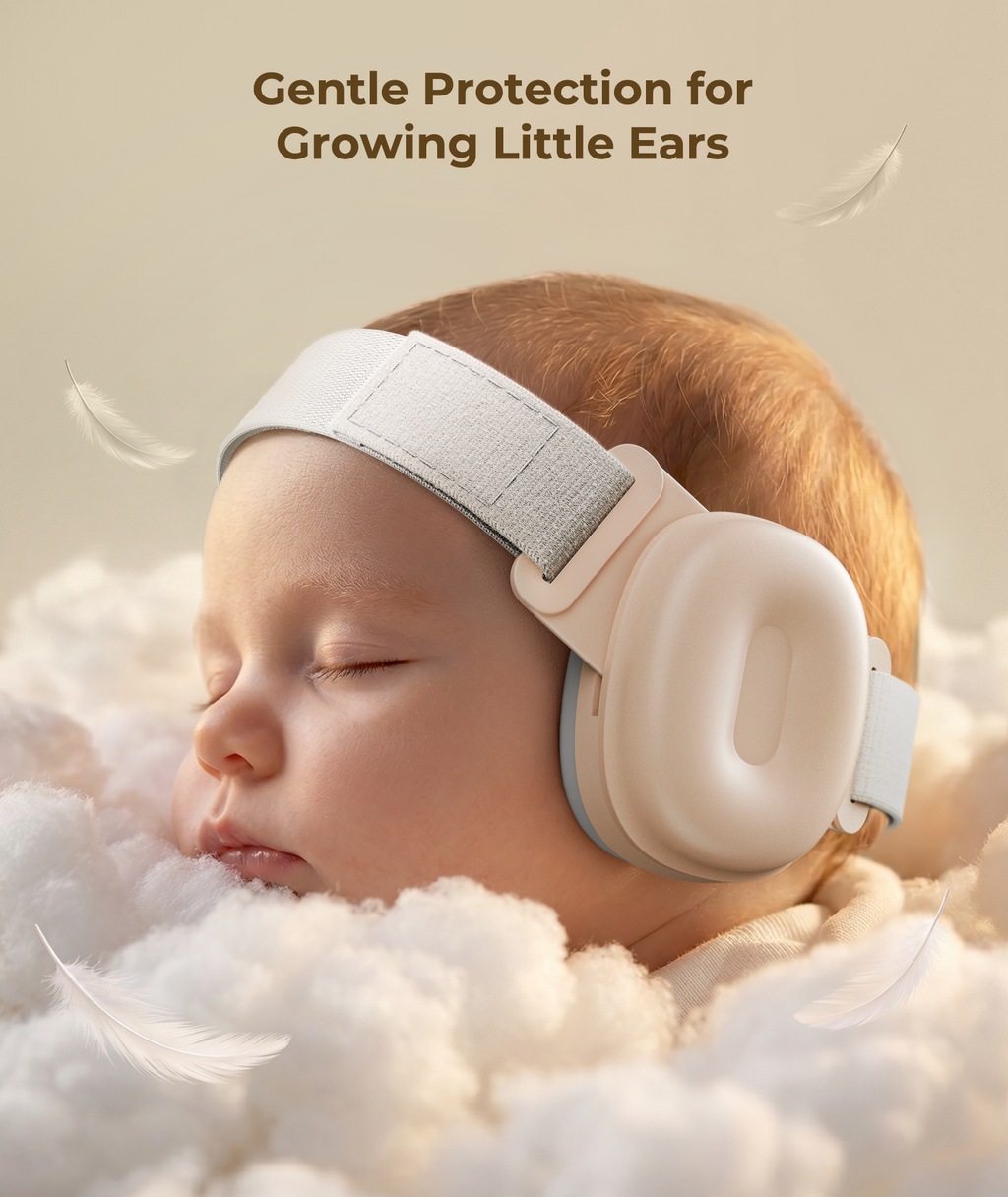 Baby Noise-Reducing Earmuffs | Soft Hearing Protection for Babies & Toddlers