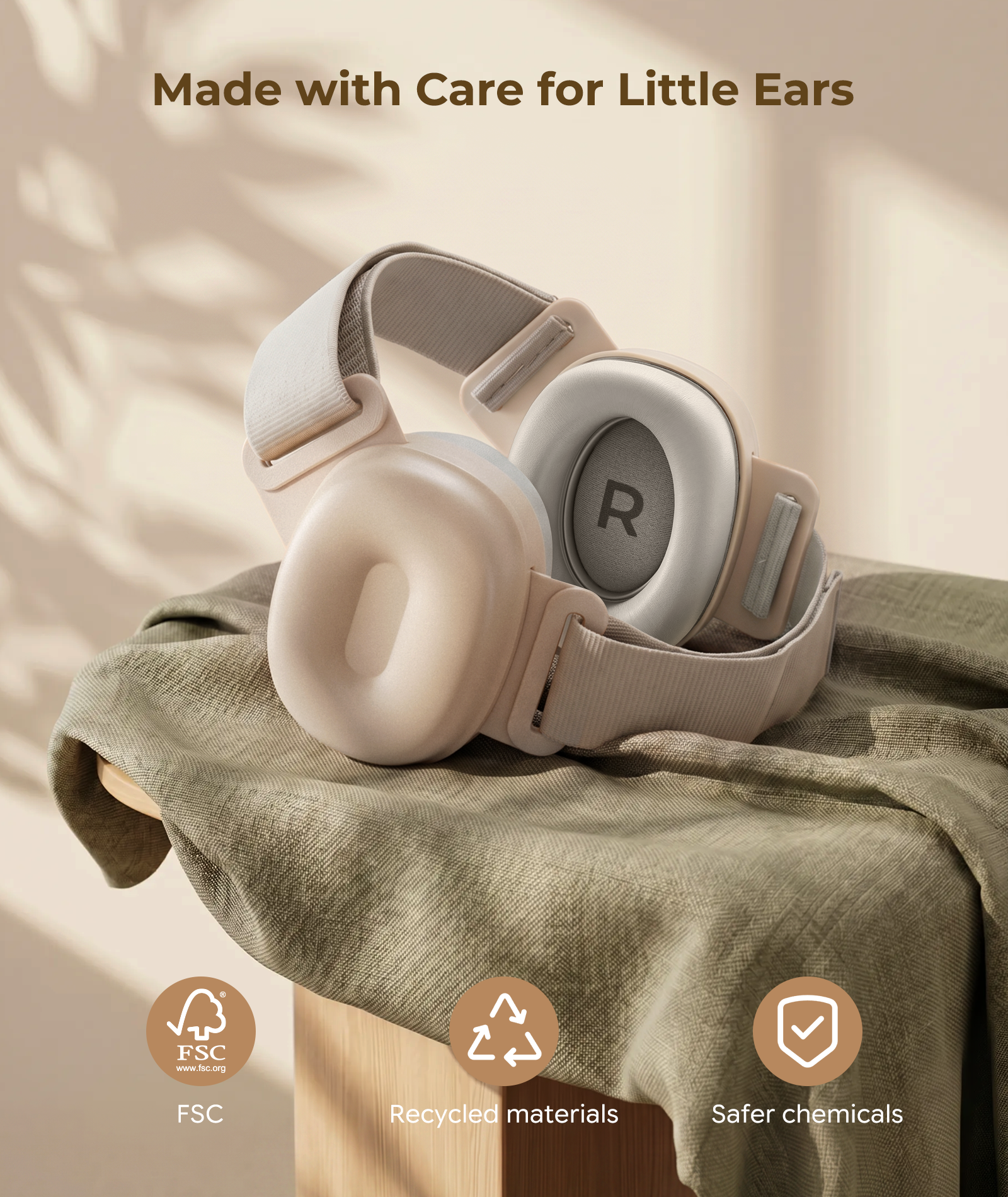 Baby Noise-Reducing Earmuffs | Soft Hearing Protection for Babies & Toddlers